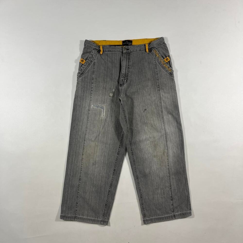 Y2K GREY STACY ADAMS BAGGY PANTS